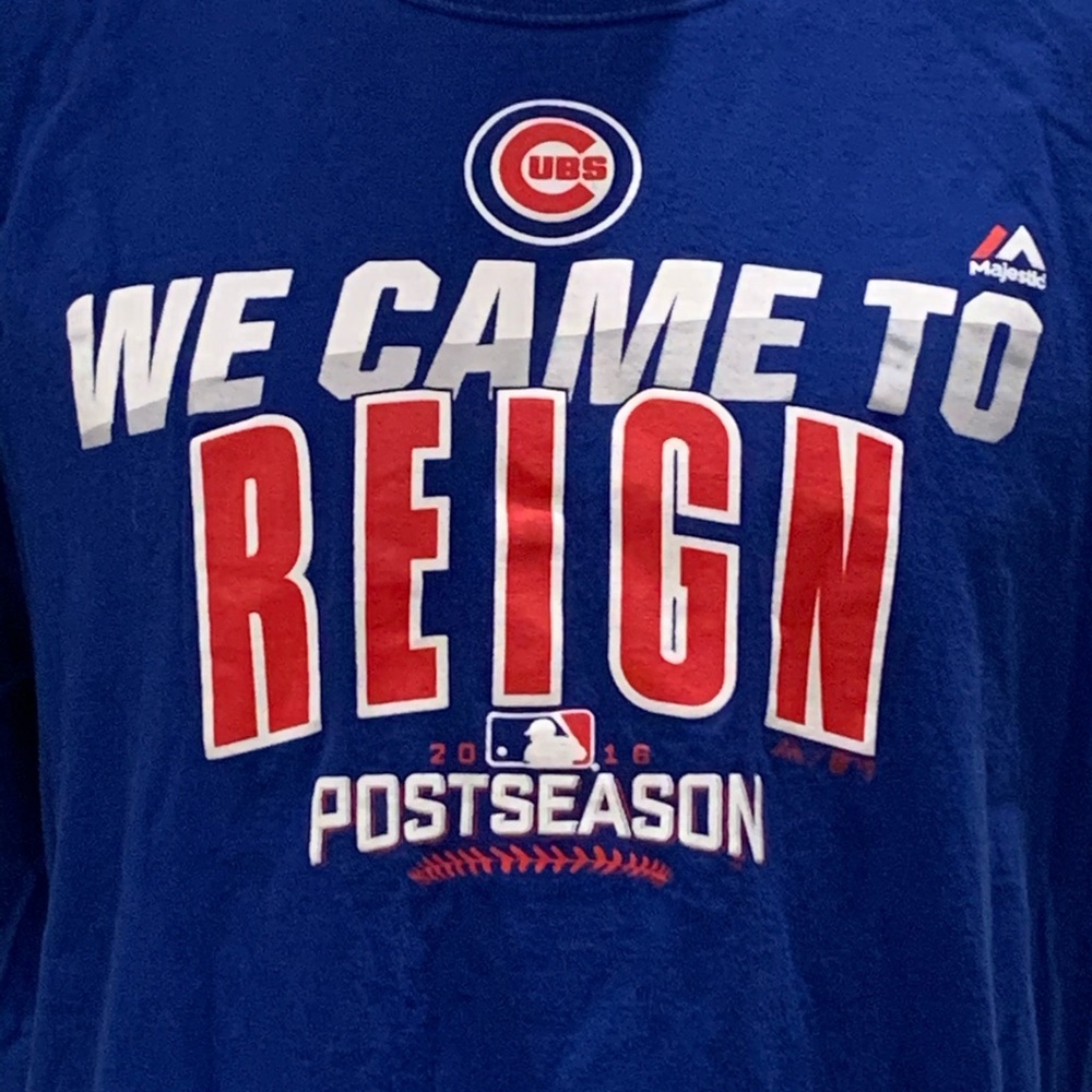 Chicago Cubs 2016 Postseason Majestic T-Shirt